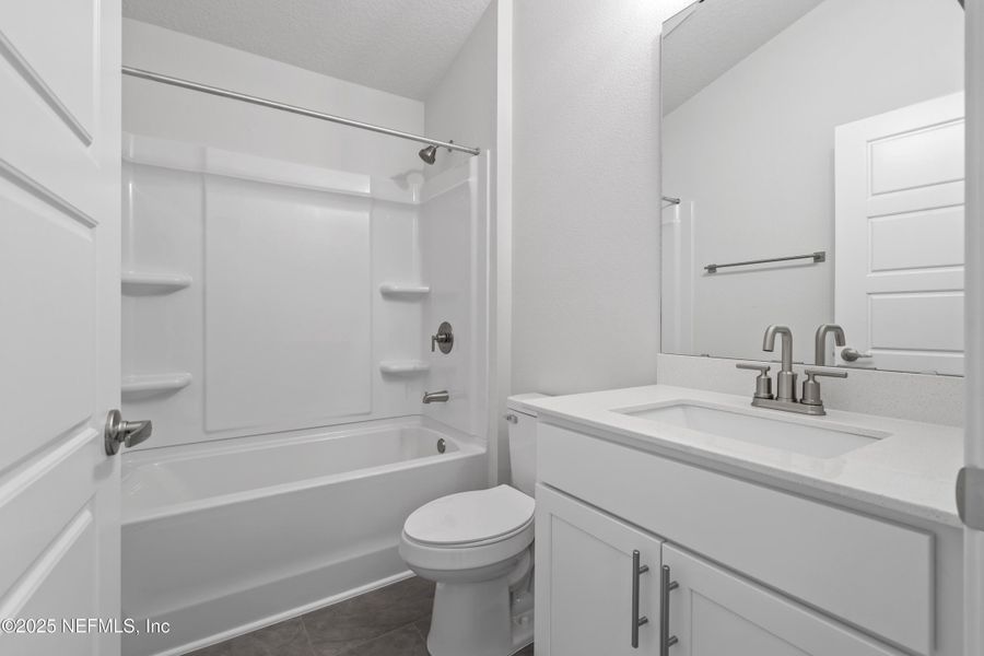 Furnished interior view inside a new home in Shadow Crest at Rolling Hills, Green Cove Springs (Image 7). Furnished interior view inside a new home in Shadow Crest at Rolling Hills, Green Cove Springs (Image 7).
