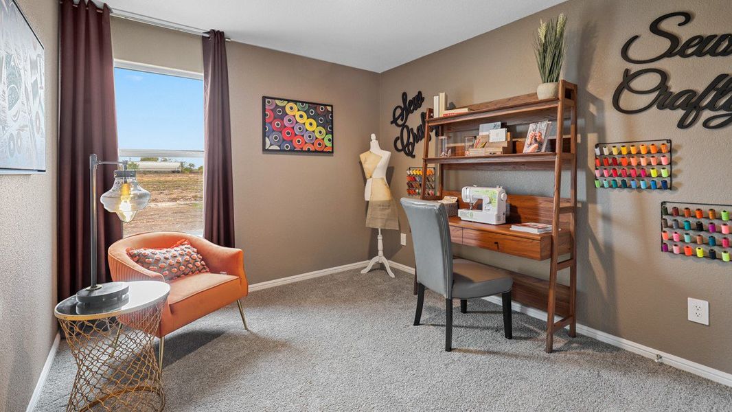Furnished interior view inside a new home in Lonestar at Liberty Trails, Fort Worth (Image 35). Furnished interior view inside a new home in Lonestar at Liberty Trails, Fort Worth (Image 35).