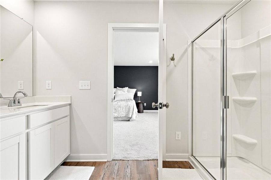 Furnished interior view inside a new home in , Grayson (Image 26).