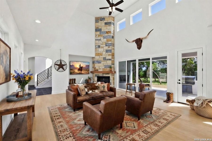 Furnished interior view inside a new home in , New Braunfels (Image 59).