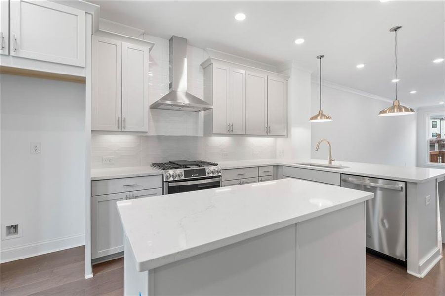 Furnished interior view inside a new home in Ecco Park, Alpharetta (Image 6). Furnished interior view inside a new home in Ecco Park, Alpharetta (Image 6).