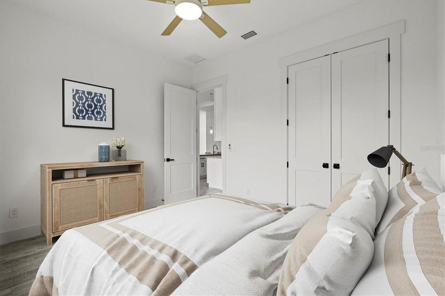 Furnished interior view inside a new home in , Englewood (Image 8).