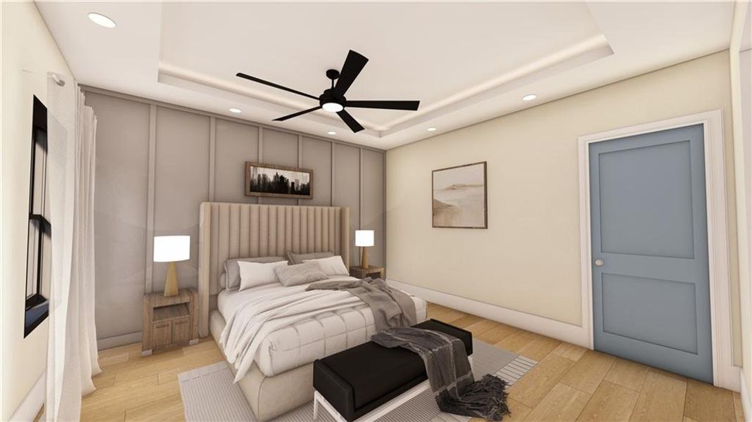 Furnished interior view inside a new home in , Duluth (Image 12).