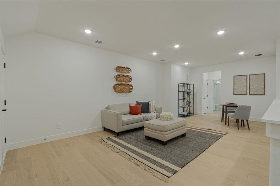 Furnished interior view inside a new home in , Prosper (Image 7). Furnished interior view inside a new home in , Prosper (Image 7).