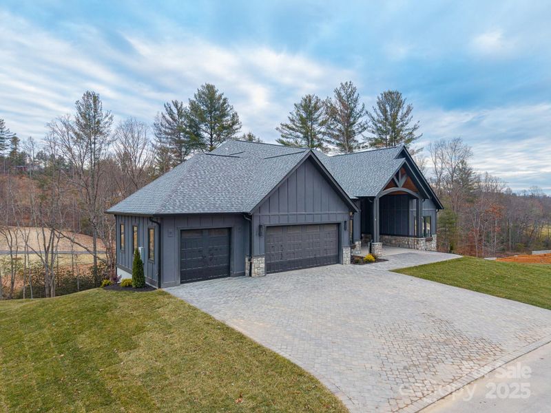 Home under final stages of construction Home under final stages of construction