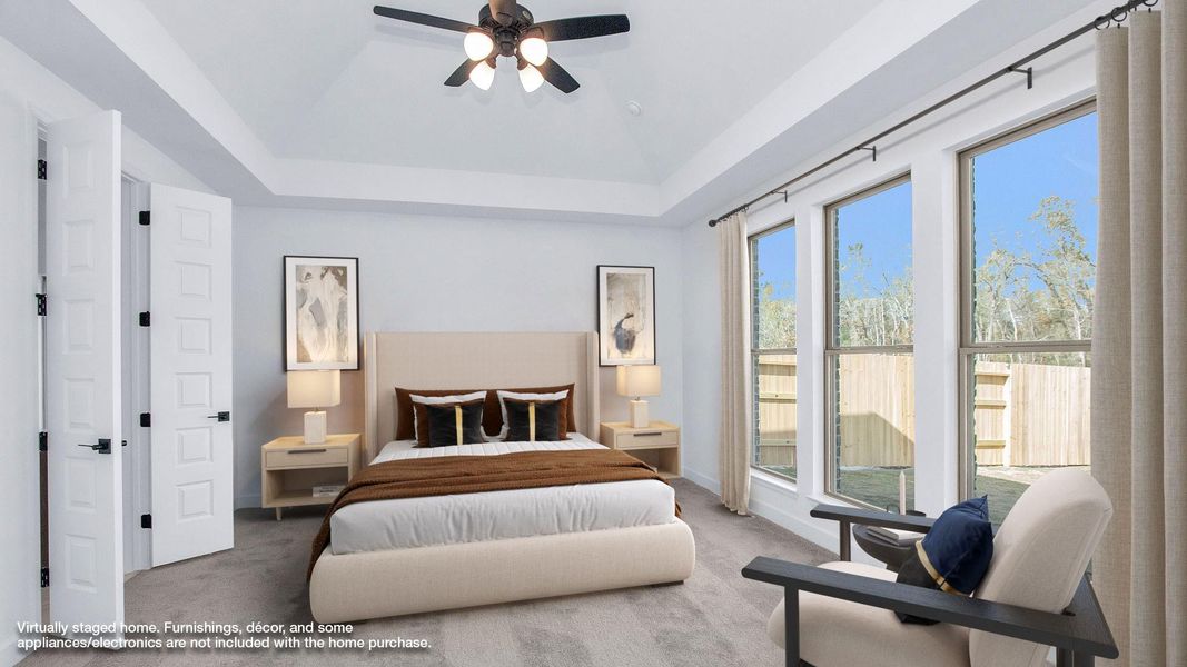 Furnished interior view inside a new home in Briarley, Montgomery (Image 9).