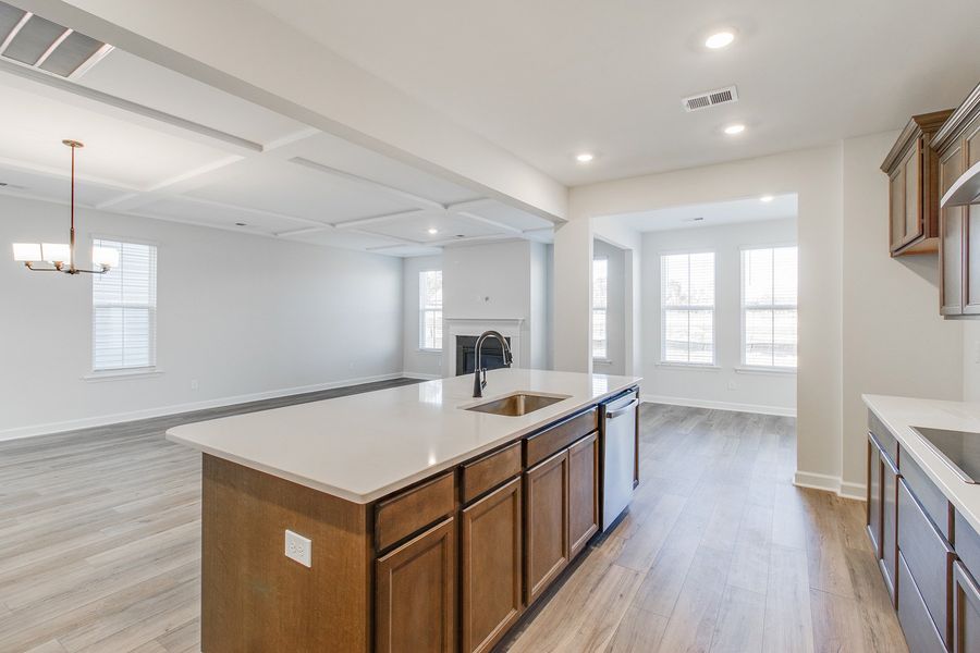 Furnished interior view inside a new home in Hendrix Farms, Lexington (Image 10).