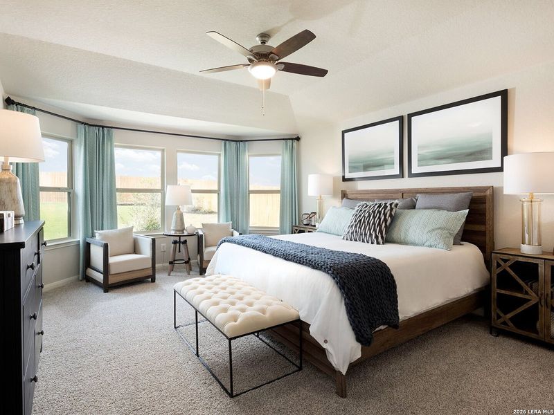 Furnished interior view inside a new home in Arcadia Ridge - Classic Series, San Antonio (Image 4).