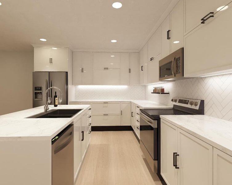 Kitchen w Island- Photo