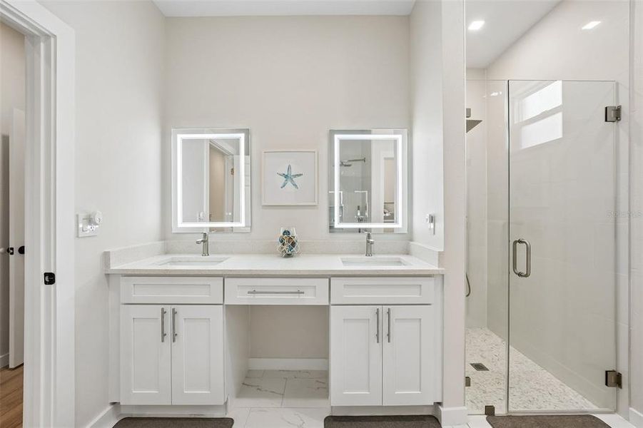 Furnished interior view inside a new home in , St. Petersburg (Image 43).
