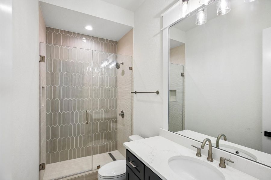 Furnished interior view inside a new home in Homestead Hill, New Waverly (Image 13).