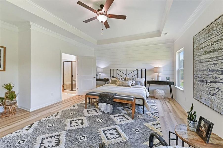 Furnished interior view inside a new home in Sagebrook, Powder Springs (Image 33).