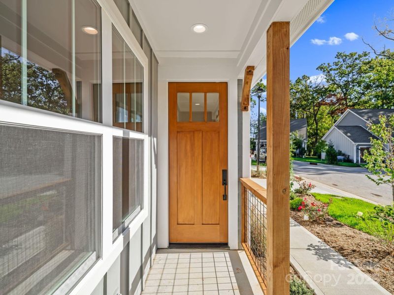 Exterior details and patio area of a home in , Arden (Image 24).