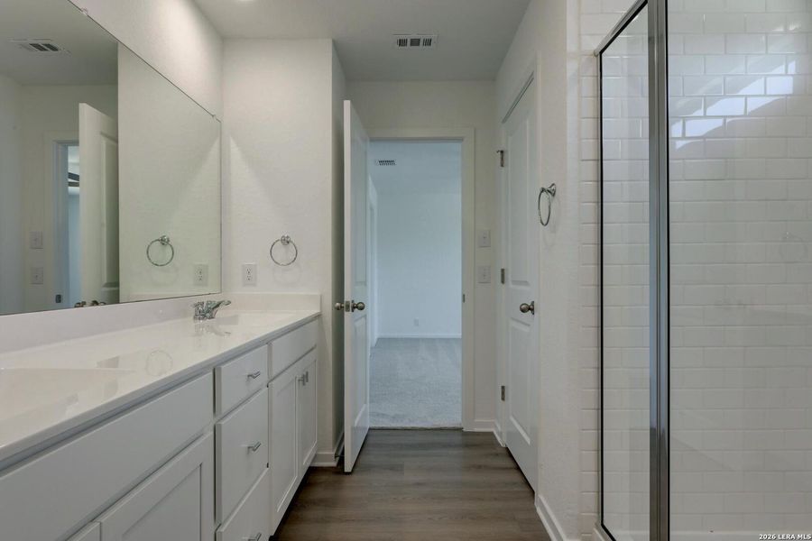 Furnished interior view inside a new home in Hennersby Hollow, San Antonio (Image 8).