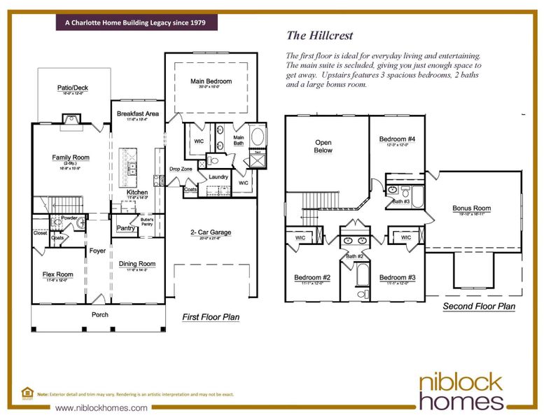 2 story home with a first floor main bedroom
