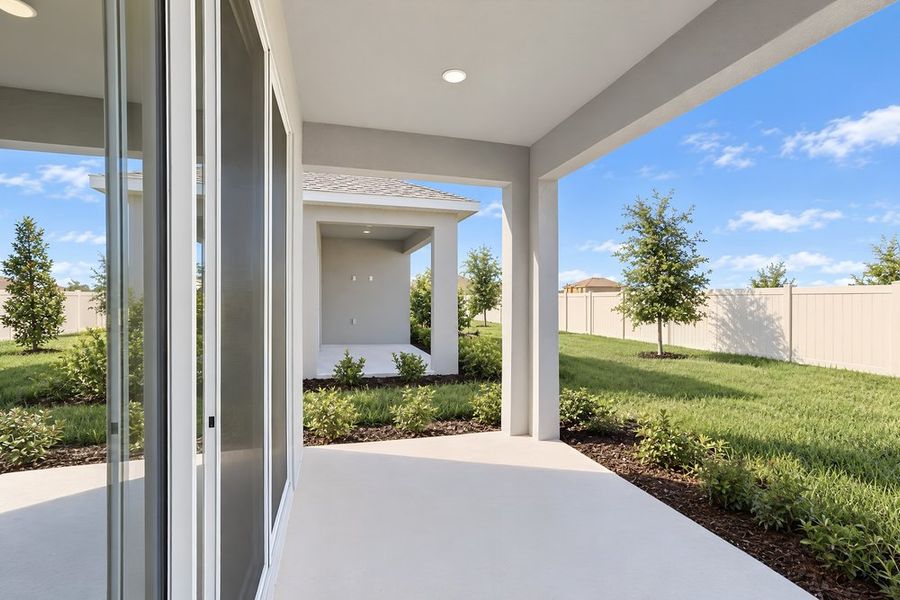 Exterior details and patio area of a home in Lochside, Mount Dora (Image 3).