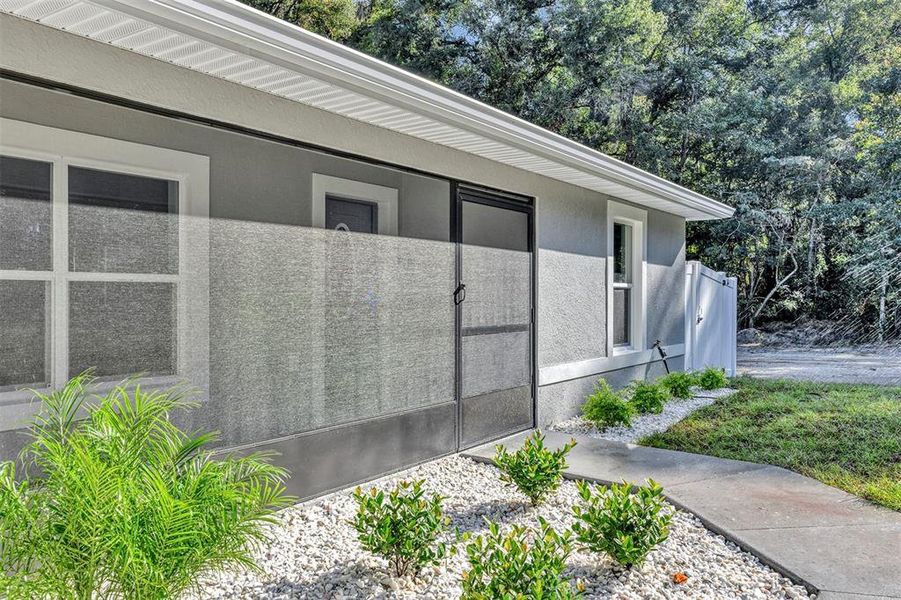 Exterior details and patio area of a home in , Belleview (Image 23). Exterior details and patio area of a home in , Belleview (Image 23).