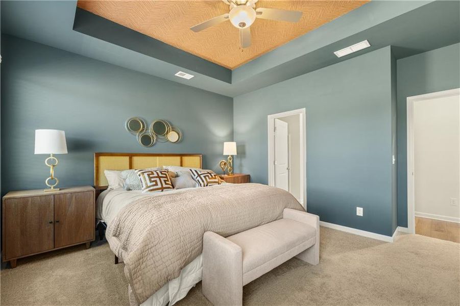 Furnished interior view inside a new home in Hillbrooke Preserve, Conyers (Image 16).