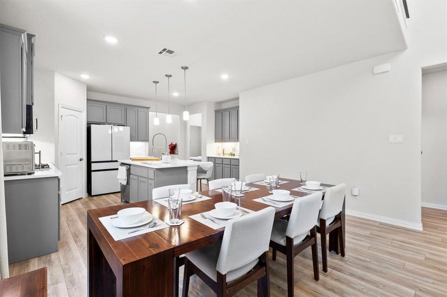 Furnished interior view inside a new home in Riverset, Garland (Image 11). Furnished interior view inside a new home in Riverset, Garland (Image 11).