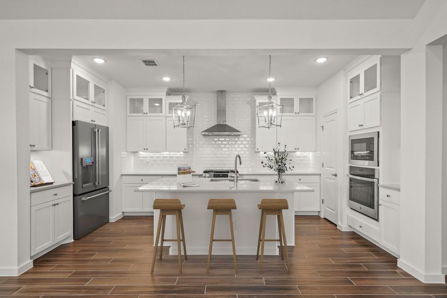 Gourmet island kitchen (*Photo not of actual home and used for illustration purposes only.)