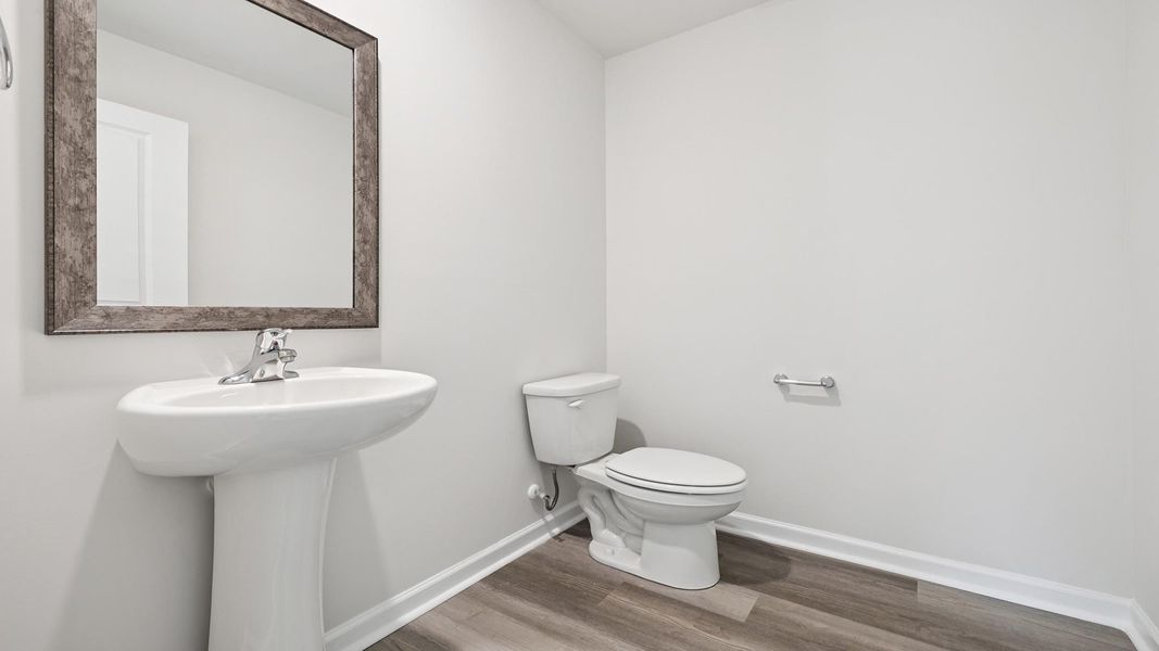 Furnished interior view inside a new home in Paddock Point, Roebuck (Image 10).