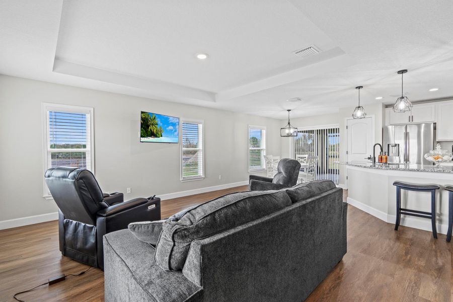 Furnished interior view inside a new home in , Okeechobee (Image 30).