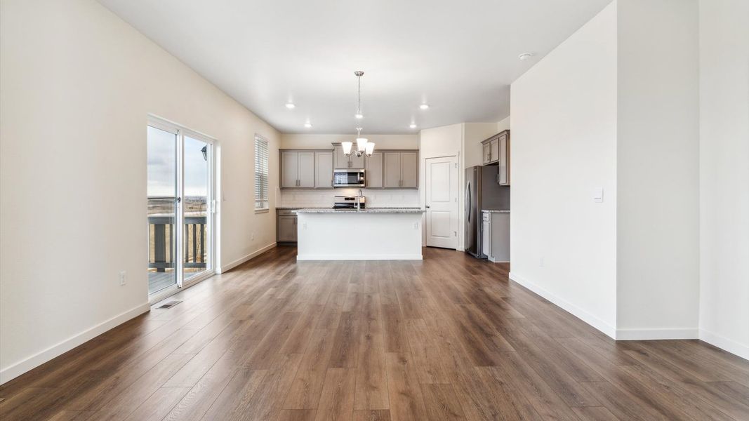 Spacious, unfurnished interior of a new home in Spring Valley Ranch, Elizabeth (Image 12).