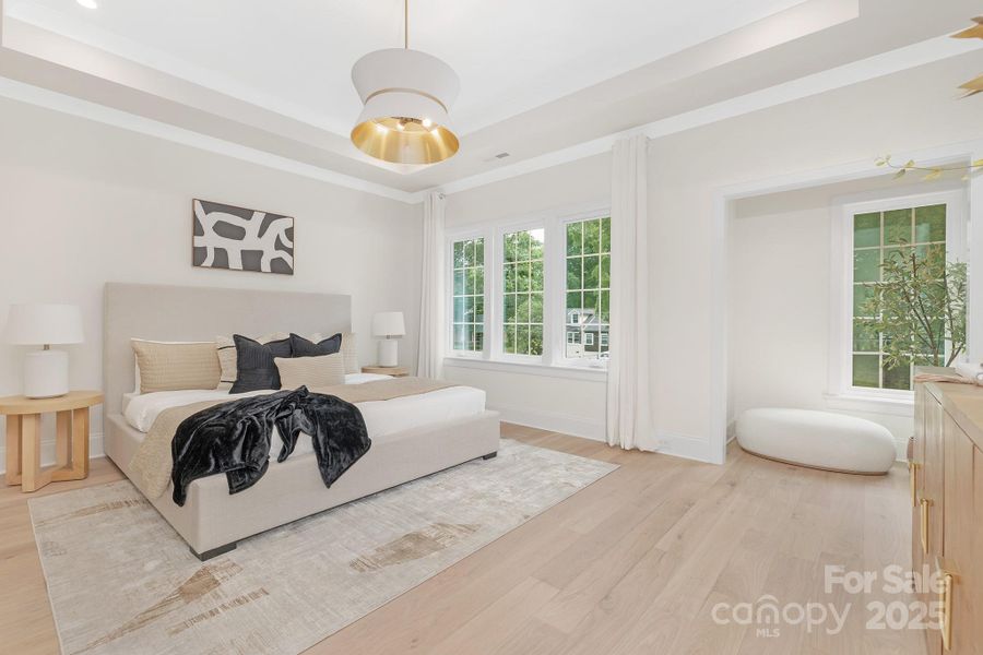 Furnished interior view inside a new home in , Charlotte (Image 11).