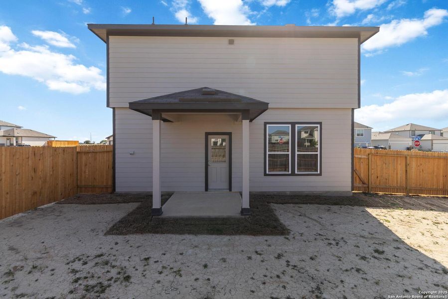 Exterior details and patio area of a home in Applewhite Meadows, San Antonio (Image 19). Exterior details and patio area of a home in Applewhite Meadows, San Antonio (Image 19).