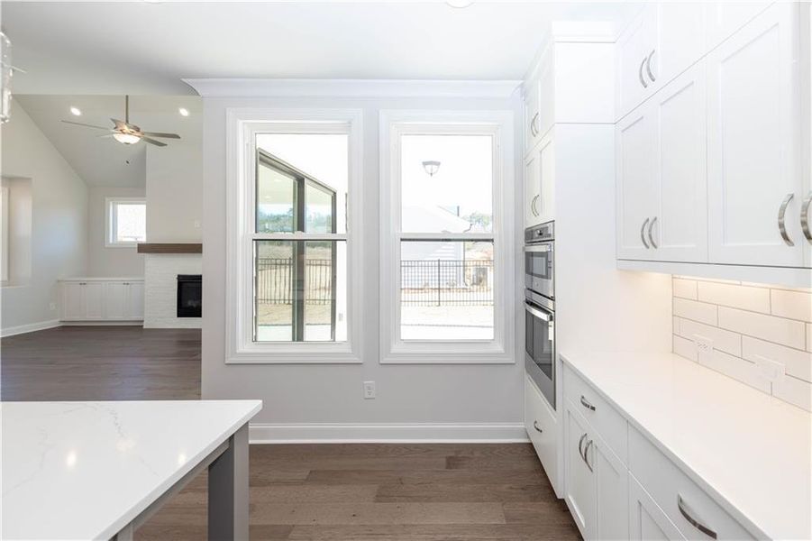 Furnished interior view inside a new home in Promenade at Sawnee Village, Cumming (Image 10).