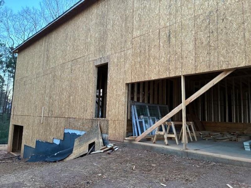 In-progress construction of a new home in , Marietta, GA (Image 5).