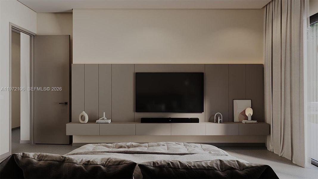 Furnished interior view inside a new home in , Plantation (Image 12).