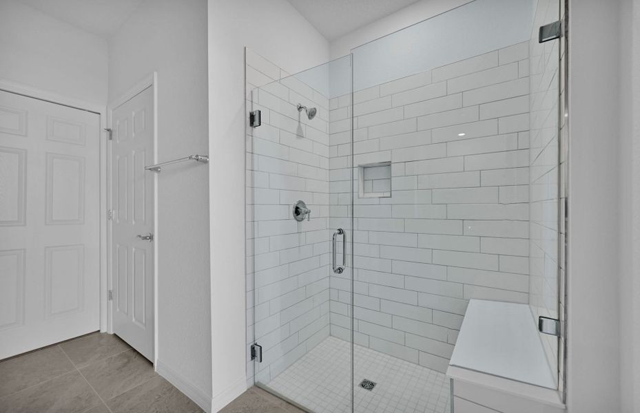 Furnished interior view inside a new home in Del Webb Wildlight, Yulee (Image 4).