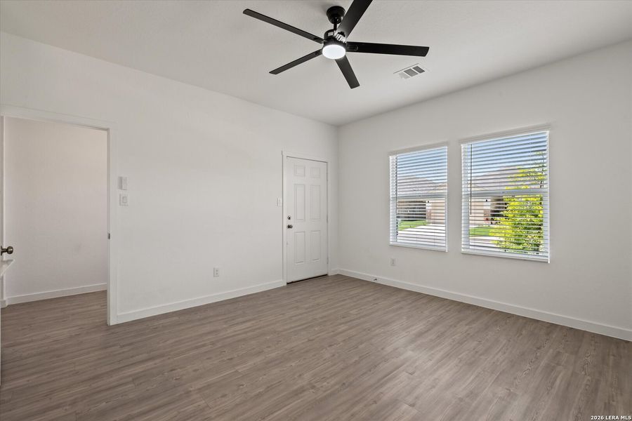 Spacious, unfurnished interior of a new home in Brookmill: Classic Collection, San Antonio (Image 27). Spacious, unfurnished interior of a new home in Brookmill: Classic Collection, San Antonio (Image 27).
