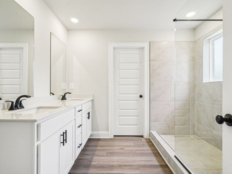 Furnished interior view inside a new home in Preserve at Mountain Creek, Pendergrass (Image 7).