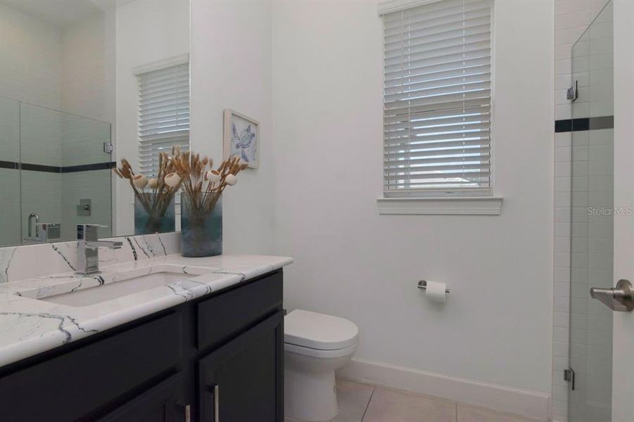 Furnished interior view inside a new home in River's Edge, Wesley Chapel (Image 42).
