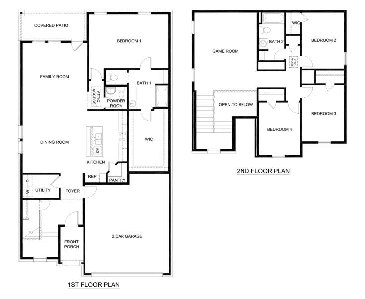 2D floor plan layout of this home in Sweetwater Springs, Sherman, TX (Image 2). 2D floor plan layout of this home in Sweetwater Springs, Sherman, TX (Image 2).