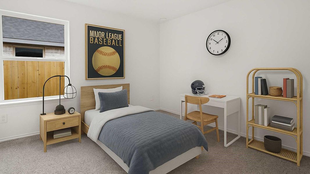 Furnished interior view inside a new home in Emberly, Beasley (Image 8).