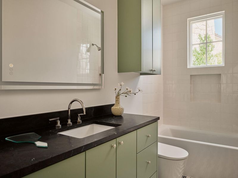 Close-up of interior finishes inside a home in , Austin (Image 18).