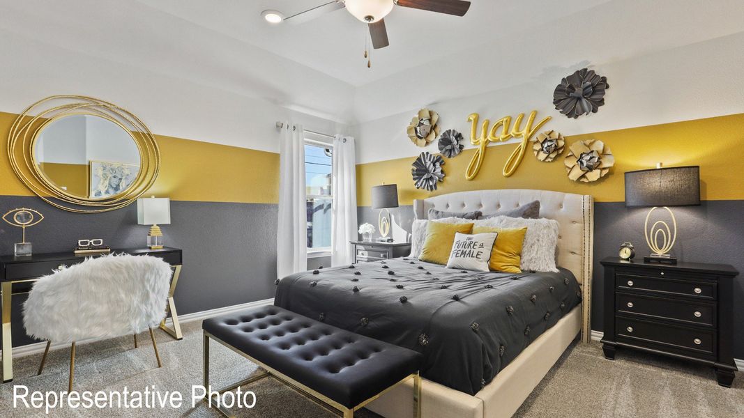 Furnished interior view inside a new home in Wildflower Ranch, Fort Worth (Image 17).