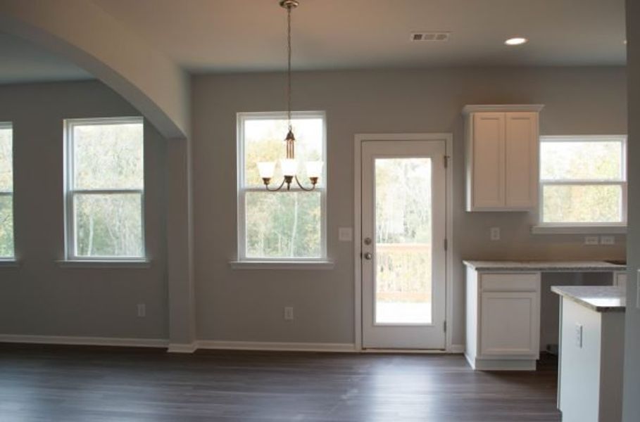 Representative unfurnished interior of a home built from the Mayfield by Piedmont Residential in The Reserve at Willow Oaks, Canton (Image 21).