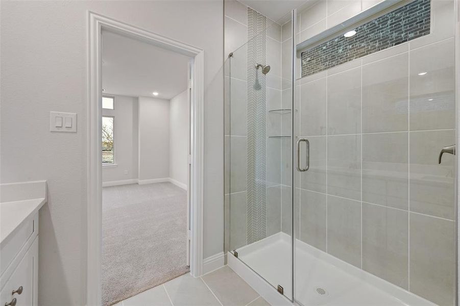 Furnished interior view inside a new home in Arbors at Legacy Hills, Celina (Image 8). Furnished interior view inside a new home in Arbors at Legacy Hills, Celina (Image 8).