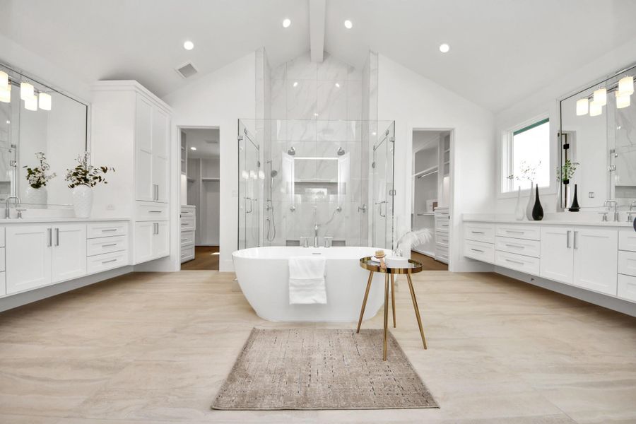 Furnished interior view inside a new home in , Houston (Image 16).