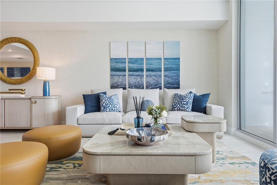 Furnished interior view inside a new home in , Tampa (Image 11).