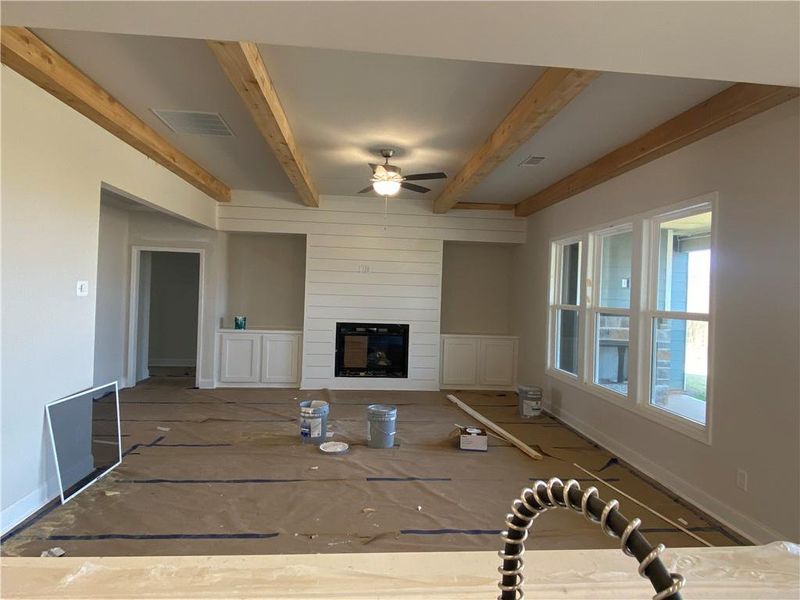In-progress construction of a new home in , Jefferson, GA (Image 38).