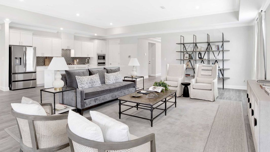 Furnished interior view inside a new home in Golden Gate, Naples (Image 16).