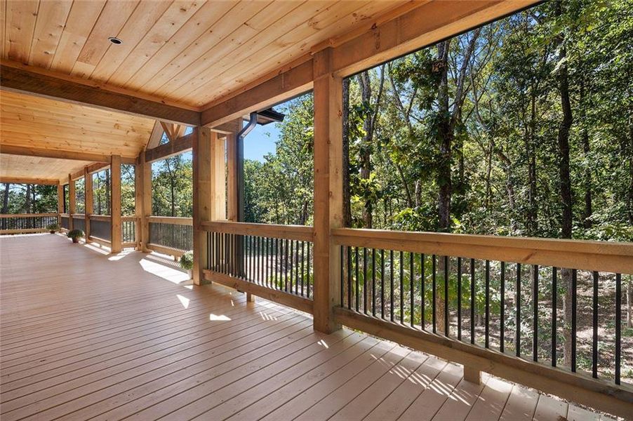 Exterior details and patio area of a home in , Talking Rock (Image 28).