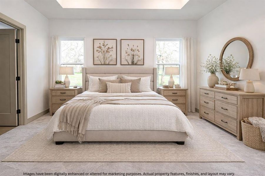 Furnished interior view inside a new home in , Cleburne (Image 4).
