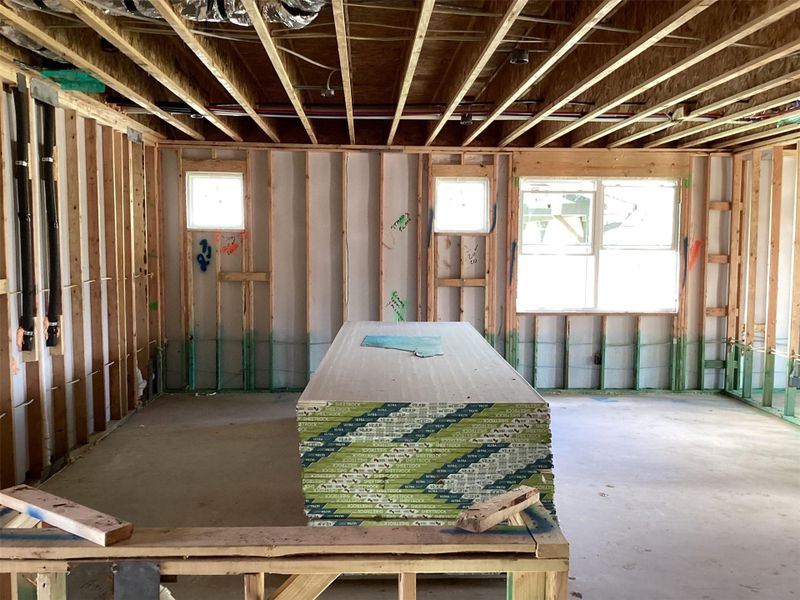 In-progress construction of a new home in Lariat, Liberty Hill, TX (Image 19). In-progress construction of a new home in Lariat, Liberty Hill, TX (Image 19).