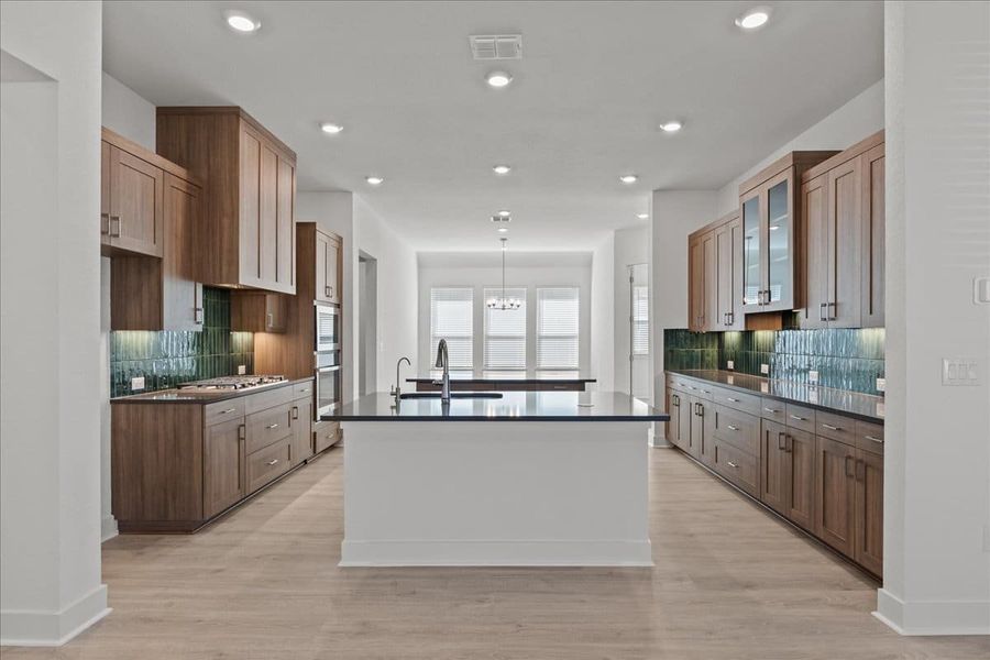 Furnished interior view inside a new home in Village at Three Oaks, Seguin (Image 10).